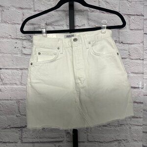 NWT - Agolde White Denim Skirt